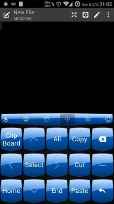 Theme TouchPal Shield - Blue android App screenshot 2